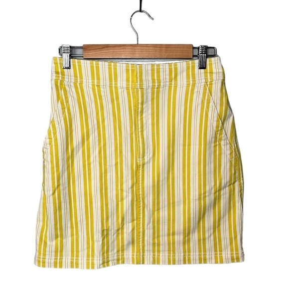 NWT LOFT Striped Pocket Shift Skirt - Picture 2 of 12